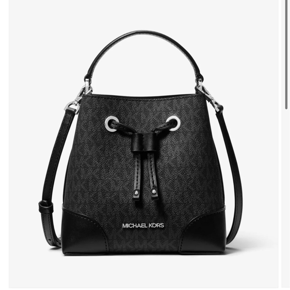 Michael Kors Mercer Small Logo Bucket Bag